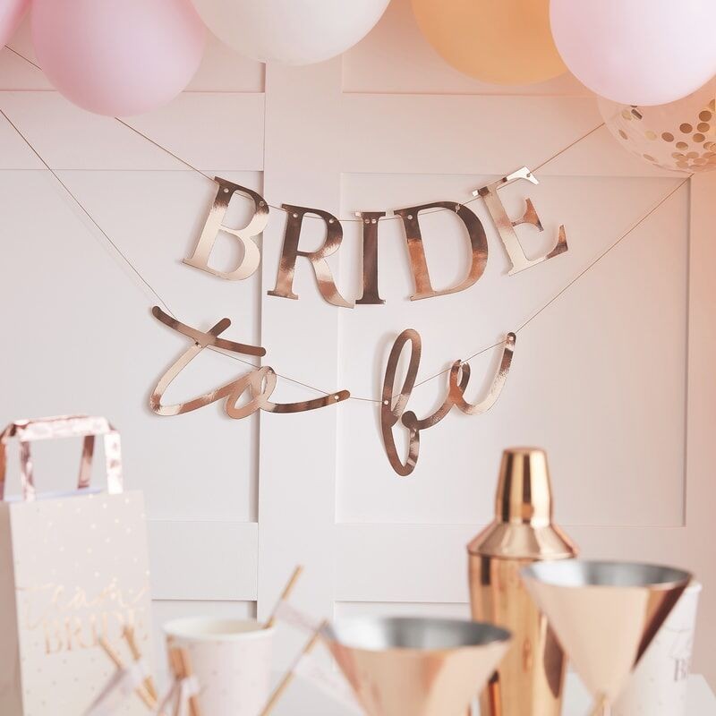 Blush Γιρλάντα ροζ χρυσό Bride to Be