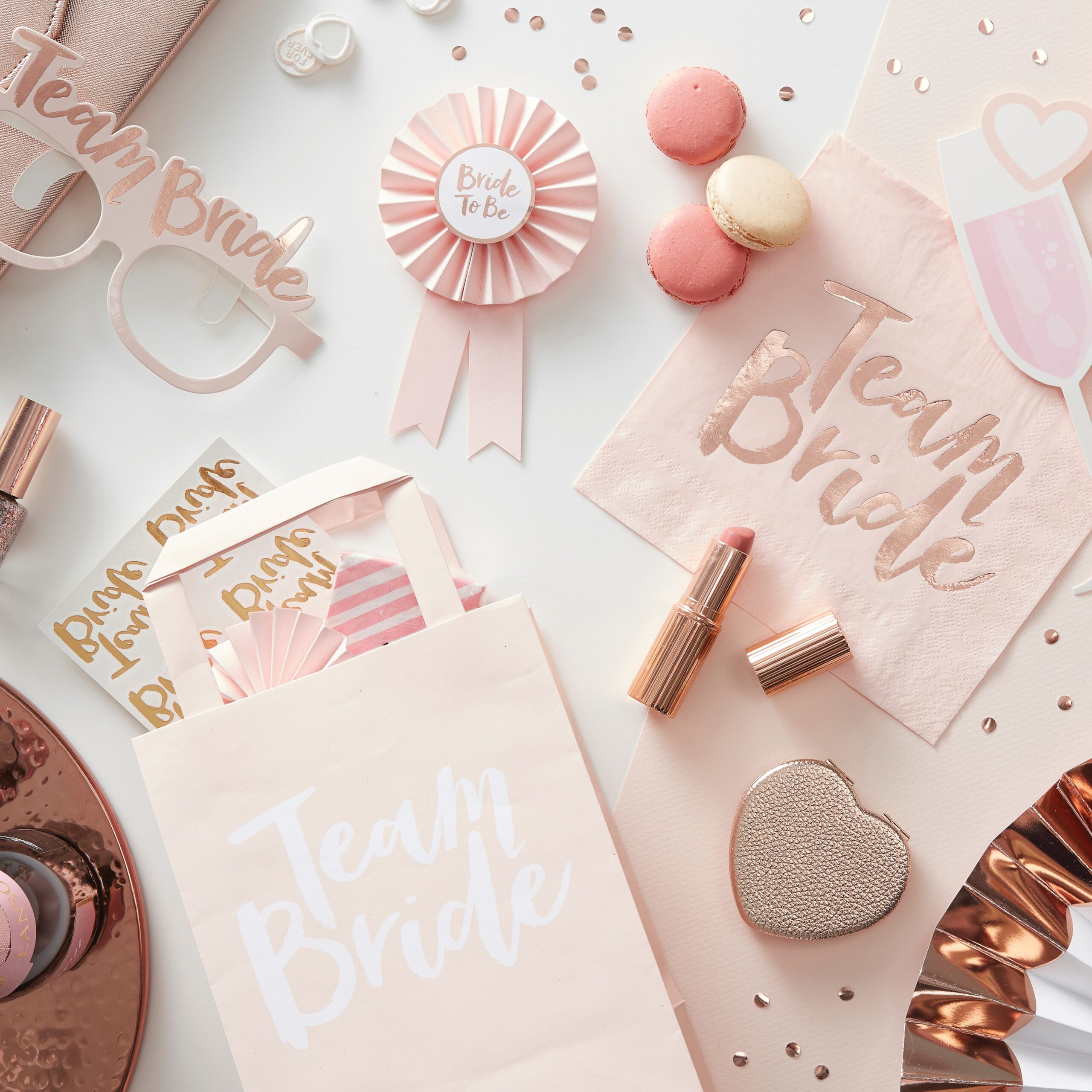 Rose Gold Hen Party In A Box.