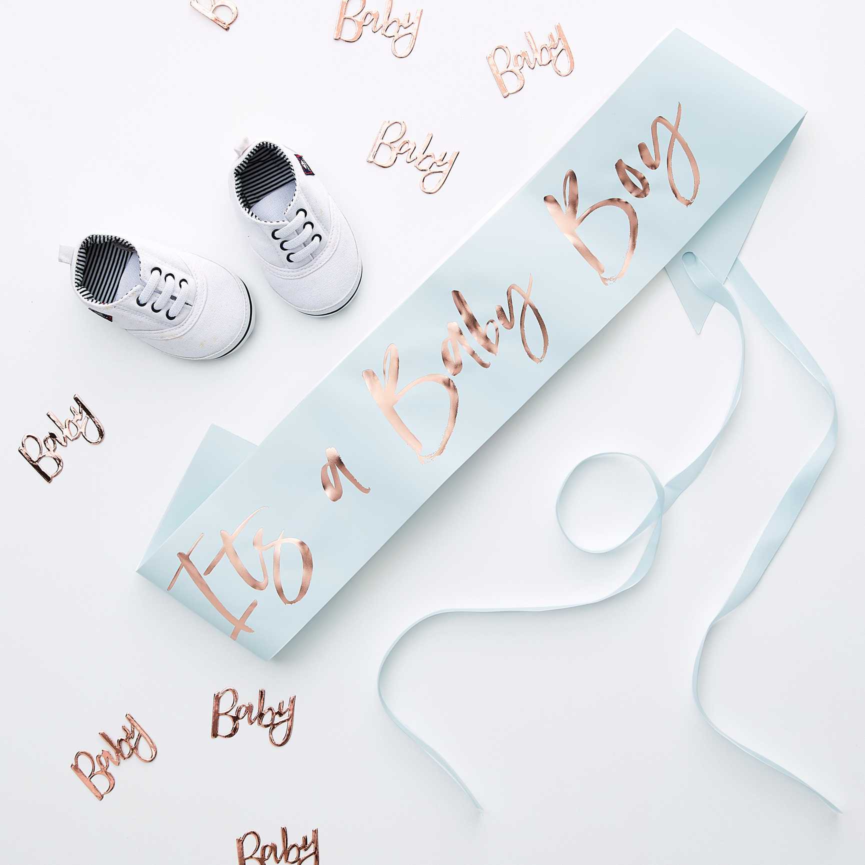 Κορδέλα Baby Shower " It's a Baby Boy".